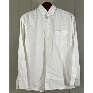 Wrangler George Strait Collection Men's Large L/S White Casual Button Down